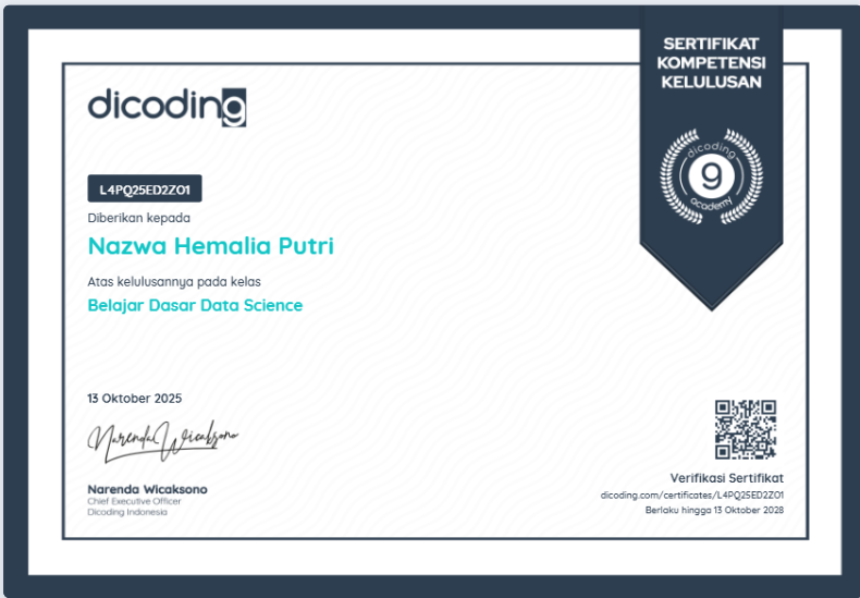 Dasar Data Science