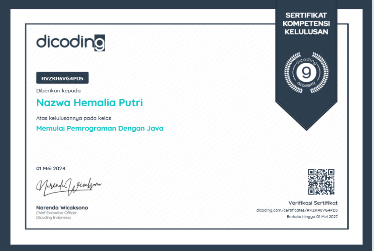 Java Cert