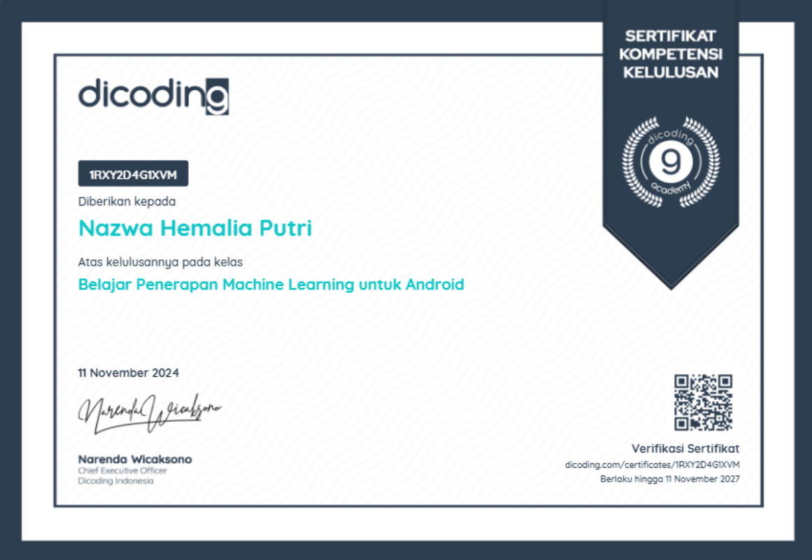 ML Cert