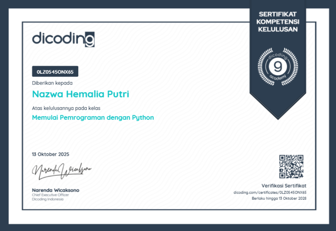 Python Cert
